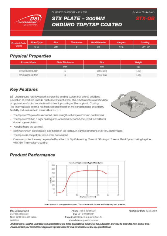 STX Dome Plate (200mm)